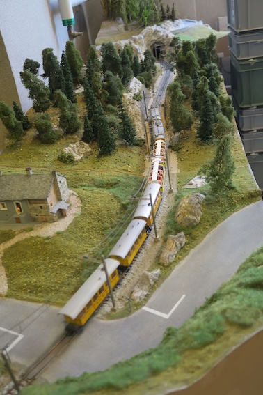 Juste avant le tunnel de la Tour aux druide